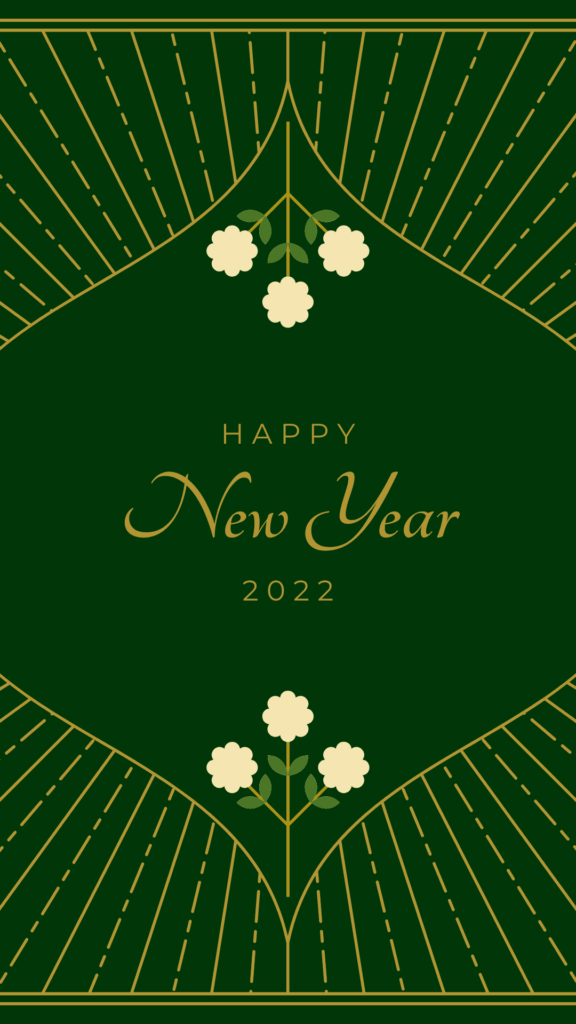 green-golden-color-decorative-new-year-photo
