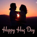 happy-hug-day-romantic-couple-sunset-image